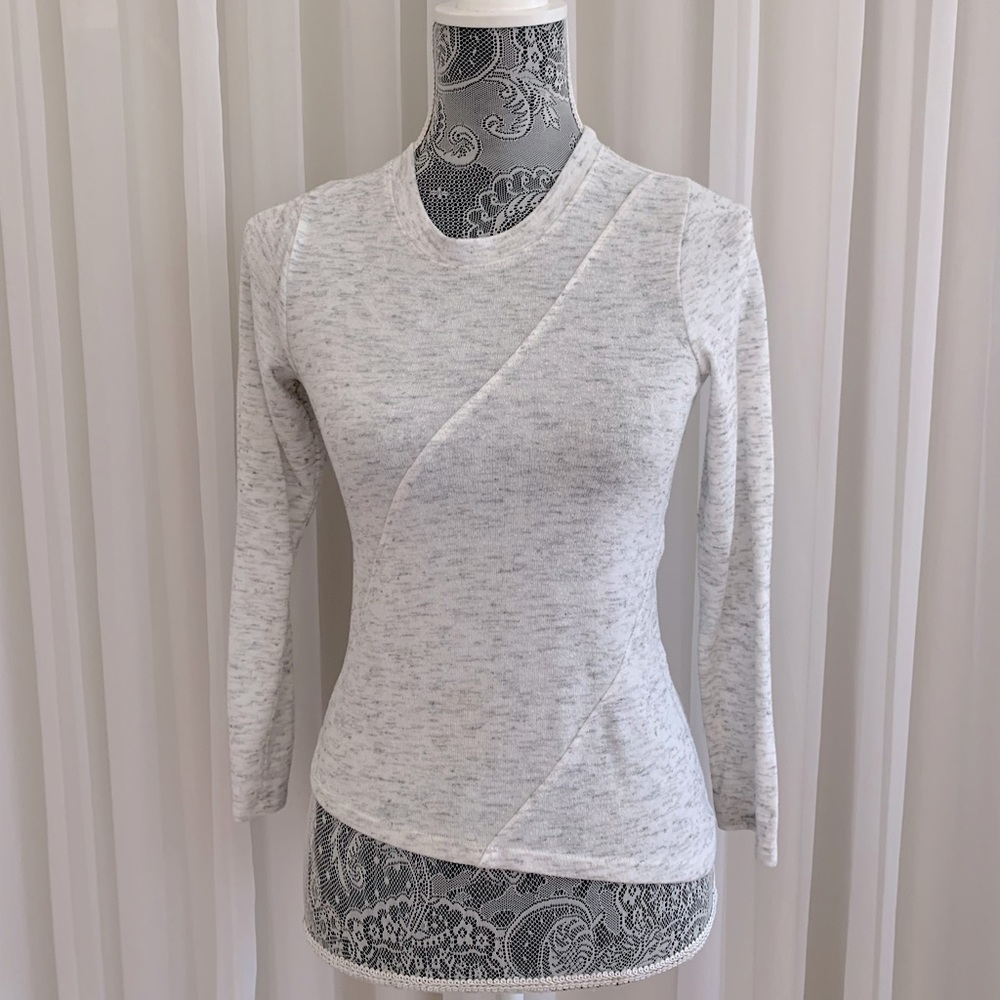 comfy gray sweater
